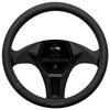 MOMO EASY BLACK EDITION Steering Wheel Cover, Italy, Milan, Size Small
