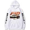 Anime Initial D Printed Hoodies Summer Teenage Casual Loose Fashion Retro Wild Streetwear Y2K Long Sleeve Fleece