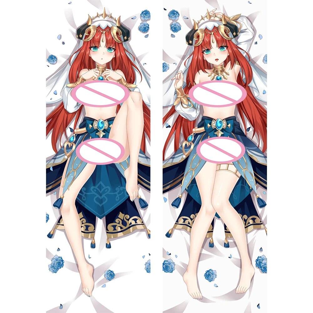 Dakimakura Genshin Impact Nilou наволочка обнимающая подушка для тела чехол отаку наволочка для всего тела домашний декор постельных принадлежностей
