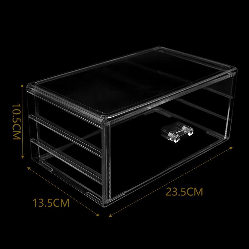 Multi-Layer Makeup Organizer with Drawers - Lipstick & Cosmetic Storage Rack