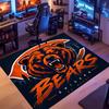 1 шт. Коврик для входа с логотипом Chicago Bears, Нескользящий ковер, Декор для комнаты, Декор для улицы, Кухонный коврик, Коврик для двери - Машинная стирка, Легко чистить