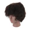 Афро манекен голова человеческие волосы черная кожа смола ПВХ реалистичный африканский кудрявый косметологический манекен