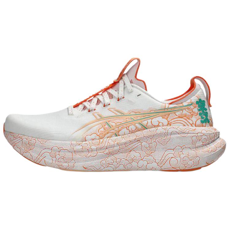 Asics Кроссовки GEL NIMBUS 28 Унисекс Белый Красный 1013A207-100