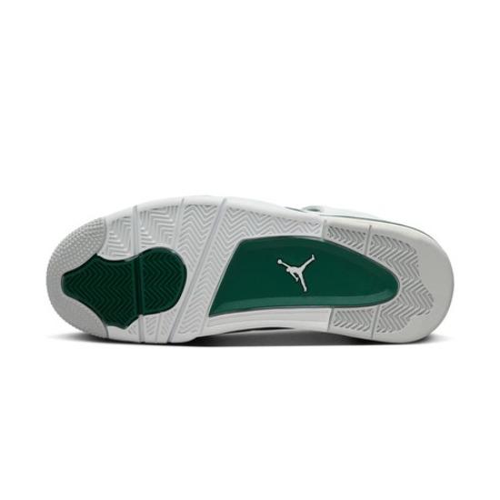 Air Jordan 4 белый Окисленный зеленый Нейтральный серый Мужской FQ8138-103