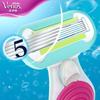 Gillette Бритва Venus для женщин и девочек, ультратонкие лезвия со смазочным мылом, безопасная бритва