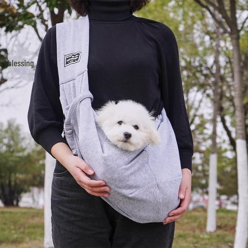 Custom Breathable Pet Messenger Bag for Dogs & Cats - Portable Shoulder Carrier