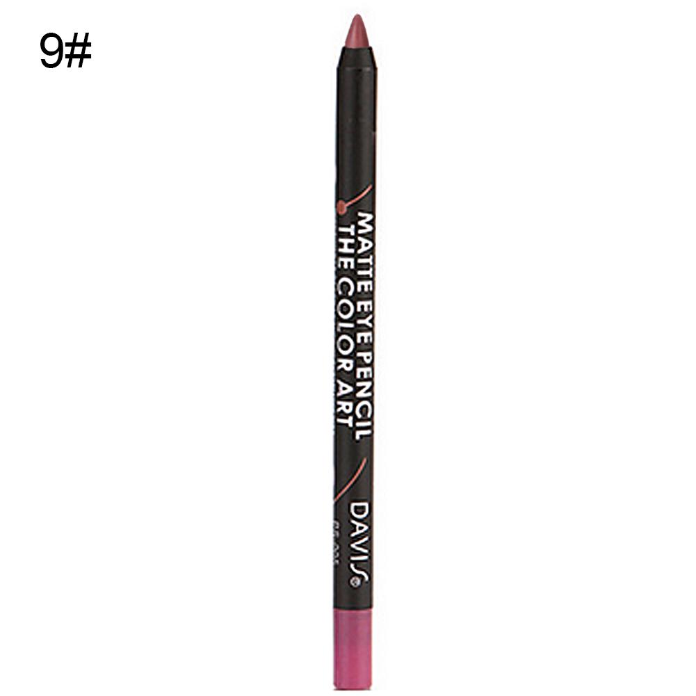 Puntos Водостойкая стойкая помада-карандаш 12 цветов Шелковистая матовая подводка для губ Косметика