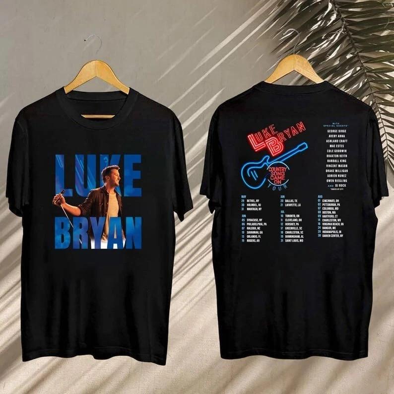 Luke Bryan Concert Luke Bryan Country Song Came On Tour Shirt S5XL Unisex T-Shirt