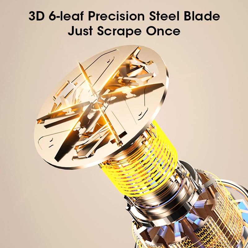 Lint Remover 6 Blades Clothes Carpets Lint Pill Fluff Remover Sweater Hair Ball Trimmer Fabric Fuzz Shaver Machine USB Charge