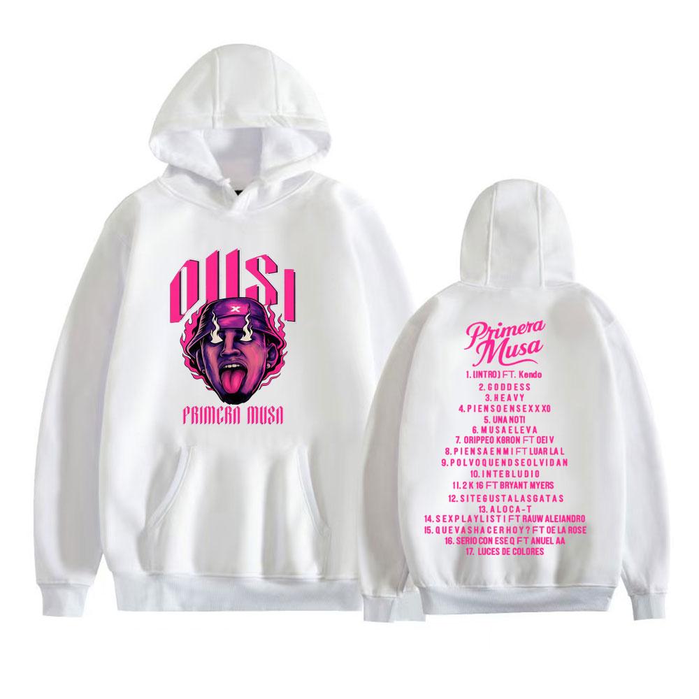 Худи с принтом альбома рэпера Омара Кортца Primera Musa для мужчин и женщин, модные свитшоты в стиле хип-хоп, повседневные пуловеры с длинным рукавом на осень