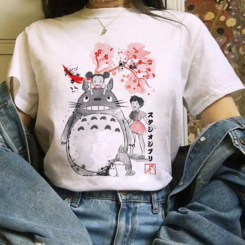 Harajuku Kawaii T Shirt Women Ullzang Tshirt Funny Cartoon T-shirt Cute Anime Top Tee Unisex T-shirt