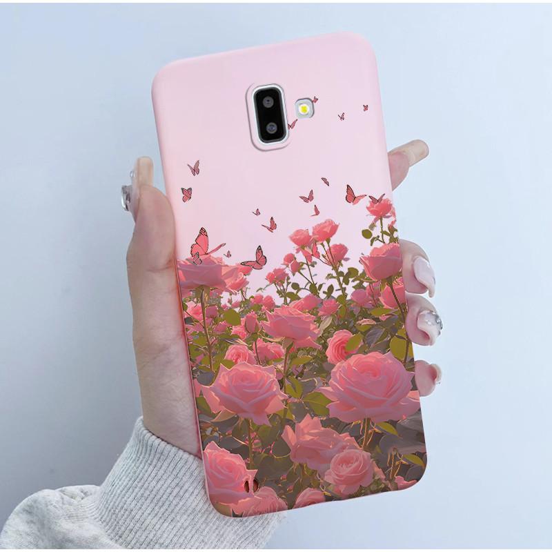 Cute Astronaut Panda Cartoon Case For Samsung Galaxy J6 2018 J6 Plus J600F/DS J610F/DS J600FN J610FN Silicone Bumper Soft Cover