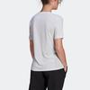 adidas Футболка Terrex W Mt для занятий спортом на открытом воздухе с круглым вырезом и короткими рукавами, белые женские топы H53387