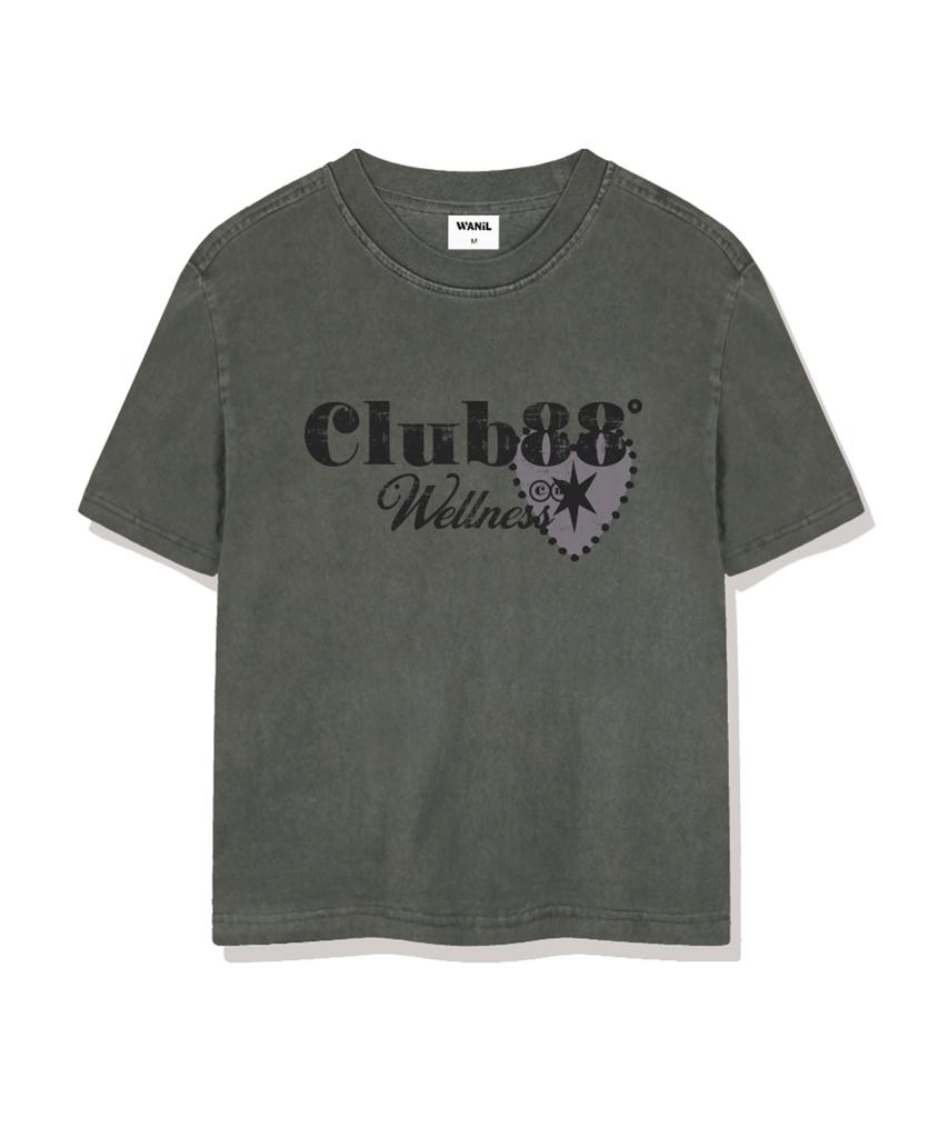 Футболка с коротким рукавом Wenil Club 88, пигментное окрашивание, 5 цветов [Wasf_1002]