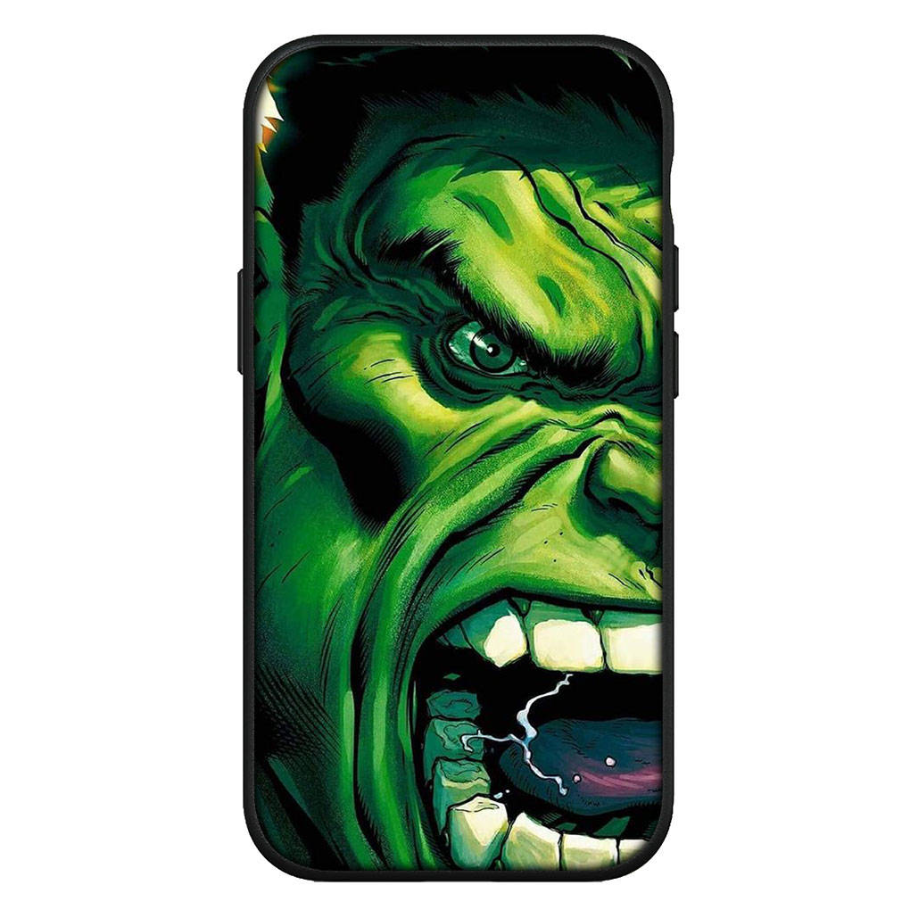Чехол для iPhone 16 15 Xiaomi Redmi Note 14 13 12 11 Pro Max X 8 9 16e Samsung Galaxy S25 S24 S23 Moto G54 G85 G75 OPPO Huawei Hulk Comics Phone Case