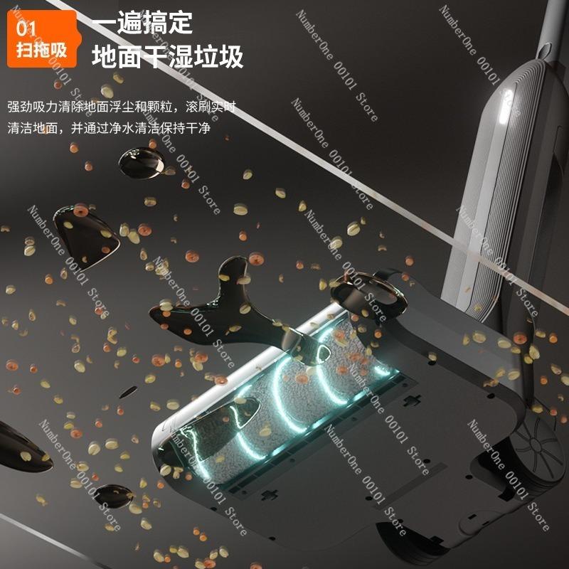 Хит продаж Полотер, Умная машина 3-в-1 для всасывания и мытья полов, Беспроводная швабра с высокой мощностью всасывания, Автоматическая уборка