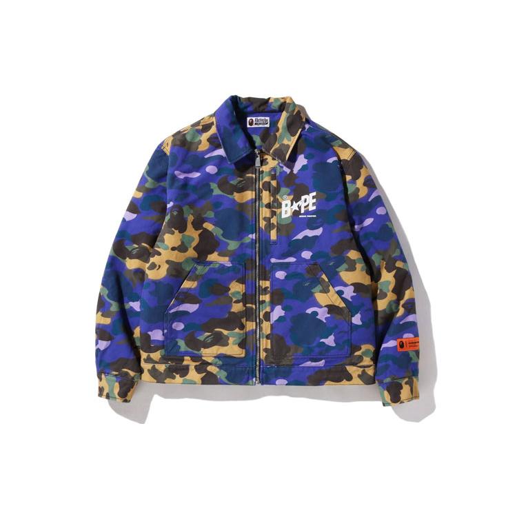 Куртка-тракер Bape X Heron Preston Mix 1st Camo Duck 1I23-141-902