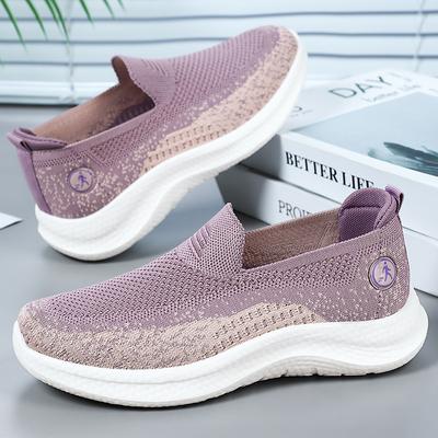 Летние новые сетчатые дышащие туфли-одиночки женские удобные туфли для мамы на одной педали легкие модные туфли-одиночки