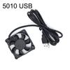 4010 5010 12025 8025 DC xh2.54 DC 5V USB Power Вентилятор охлаждения Металлическая решетка Крышка Бесщеточный двигатель Корпус 40MM 80MM 120MM для маршрутизатора