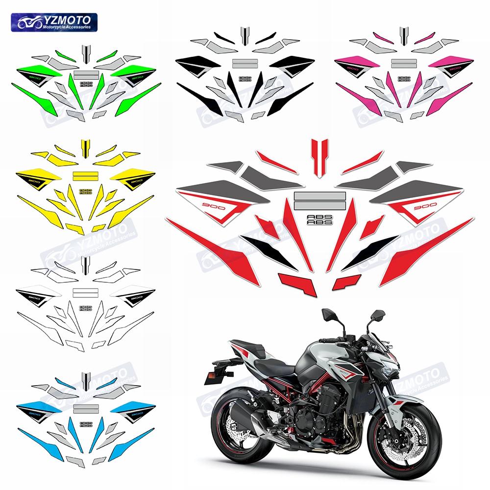 Для Z900 Z900SE Z900F ZR900F 2021 2022 2023 2024 Мотоцикл Полный Комплект Наклеек на Обтекатель Мотоцикл Светоотражающие Наклейки Комплект