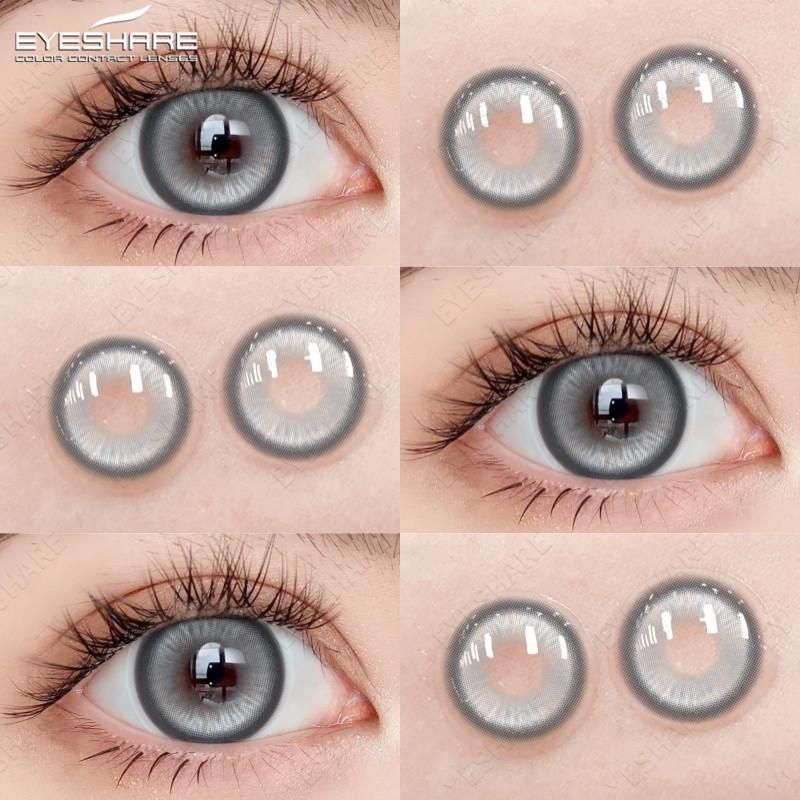 Eyeshare Косплей Цветные контактные линзы для глаз Хэллоуин Сумасшедшие цветные линзы Косметика Красота Ученик Годовое использование