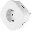 Prise Électrique - ORBEGOZO - EN 1500/1 - 1 Prise SCHUKO - 3 Prises USB - Blanc