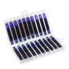 20 Pcs Replaceable Fountain Pen Ink Cartridge Refill Ink Sac Universal Design