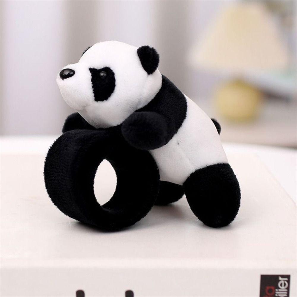 Super Soft Panda Wristband Wrist Decoration Clap Circle Toy Children Plush Hand Ring Kids Toys