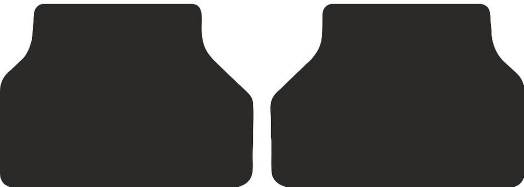 Rear Floor Mats For Bmw 5 E60 Velcro Sedan 2003-2010