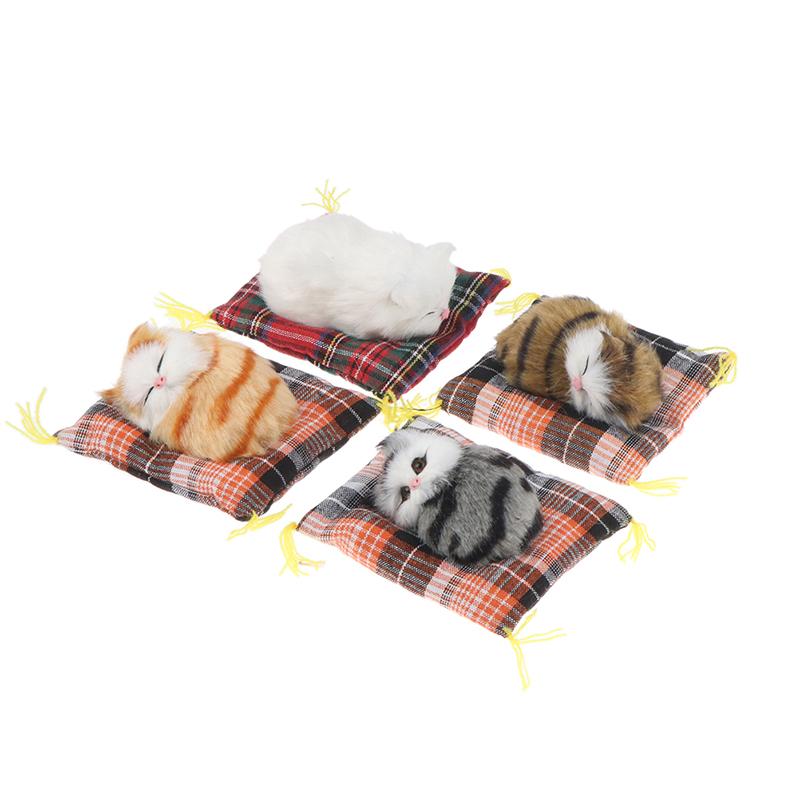 Автомобильные украшения, имитация спящих кошек, декор, плюшевая кукла, автоаксессуары