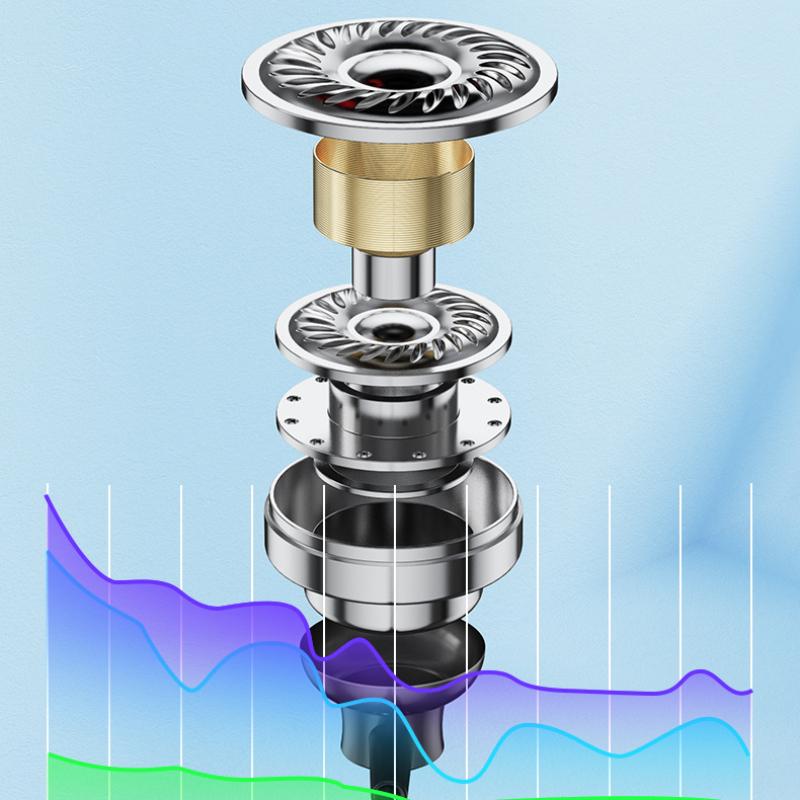 Беспроводные Bluetooth 5.3 Подвесные наушники-вкладыши Голосовое управление с искусственным интеллектом Длительный срок службы батареи Номер с указанием движущихся наушников