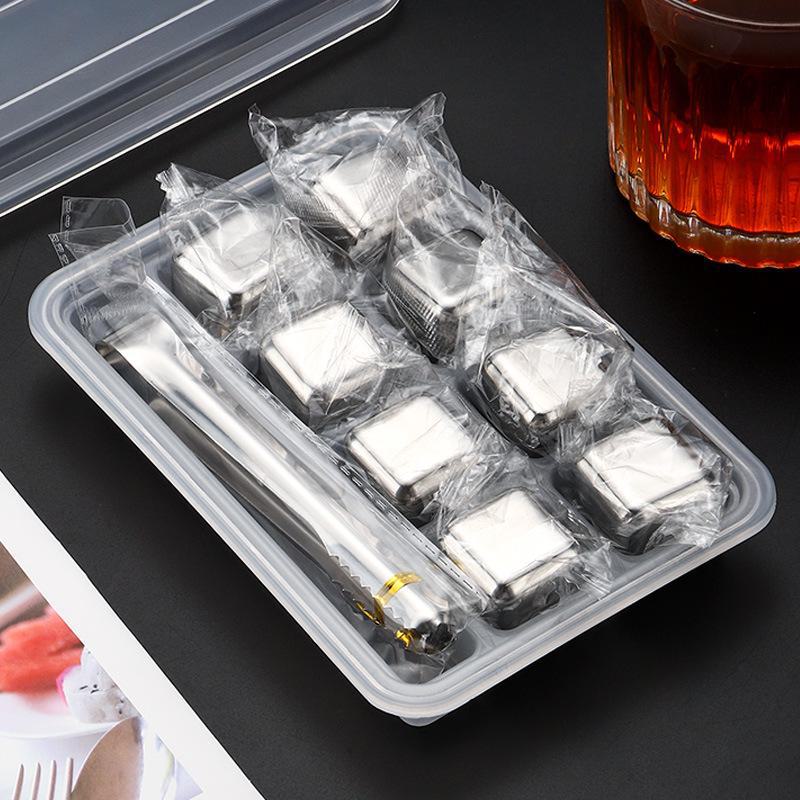 Набор ледяных шариков из нержавеющей стали 304 для виски и вина