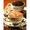 Набор алмазной мозаики 5D "Кофейный узор". Полная выкладка круглыми стразами