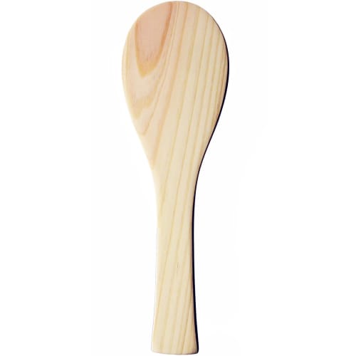 Nagao Hinoki Rice Paddle, Unpainted, 19cm, Made in Japan, 16074-32