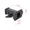 2"Bolt-On Receiver Tube Bumper Trailer Hitch Compatible for Skid Steer Mount Plate Heavy Duty Hitch Receiver for Tractor