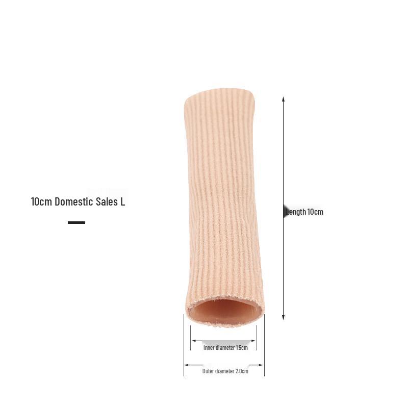 Open-End Silicone Toe Caps: Ready Stock, Fiber Enhanced, Free-Cut Protective Sleeves