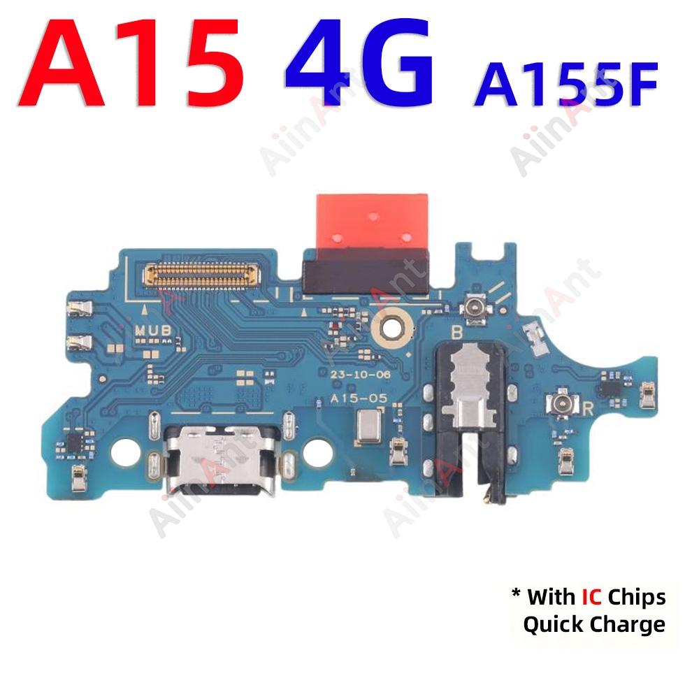 Плата порта зарядки USB-дока, разъем, шлейф зарядки для Samsung Galaxy A17 A16 A15 A14 A175F A145P A156B US EU 4G 5G