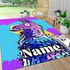 Custom Name Llama Party Invitation Carpet Rug Customizable Soft Washable Anti-Slip Home Living Room Sofa Mats Personalized Rug. 0909166