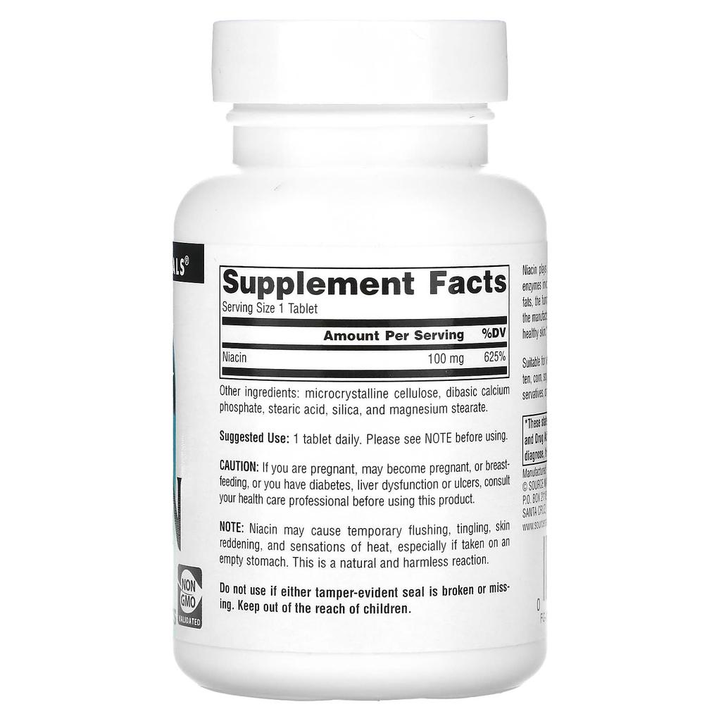 Niacin, 100Mg, 250 Tablets