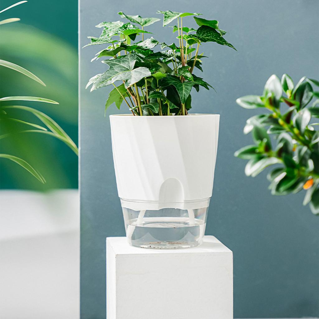 Ленивый цветочный горшок, автоматическое впитывание воды, контейнер для организации растений для внутреннего и наружного сада, двора, органайзера для растений