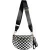 Стильная сумка-кроссбоди большой вместимости с регулируемым ремнем, множеством карманов и застежкой-молнией для женщин, идеально подходит для покупок и вечеринок