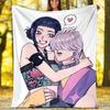 1pc KPop ZOEY6 Theme Blanket - Digital Print, Polyester, Cozy for All Seasons, Perfect for Outdoor, Camping, and Travel