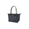 Longchamp Le Pliage Club 28 Large Capacity Canvas Shopping Bag Women bags Metallic-Gray 2605619300