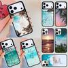 Beach Summer Phone Case For Apple iPhone 17 Air 16E 15 14 Plus 13 12 11 Pro Max Mini Funda Cover