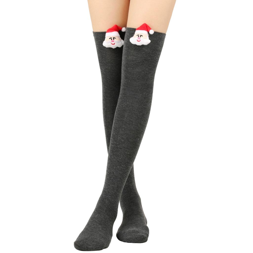 Women's Christmas Doll Socks Long-tube Over-the-Knee Socks
