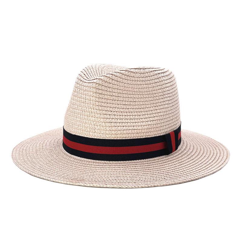 Мужская женская соломенная шляпа Fedora в стиле панамы в стиле пэчворк, соломенная шляпа от солнца, летняя шляпа