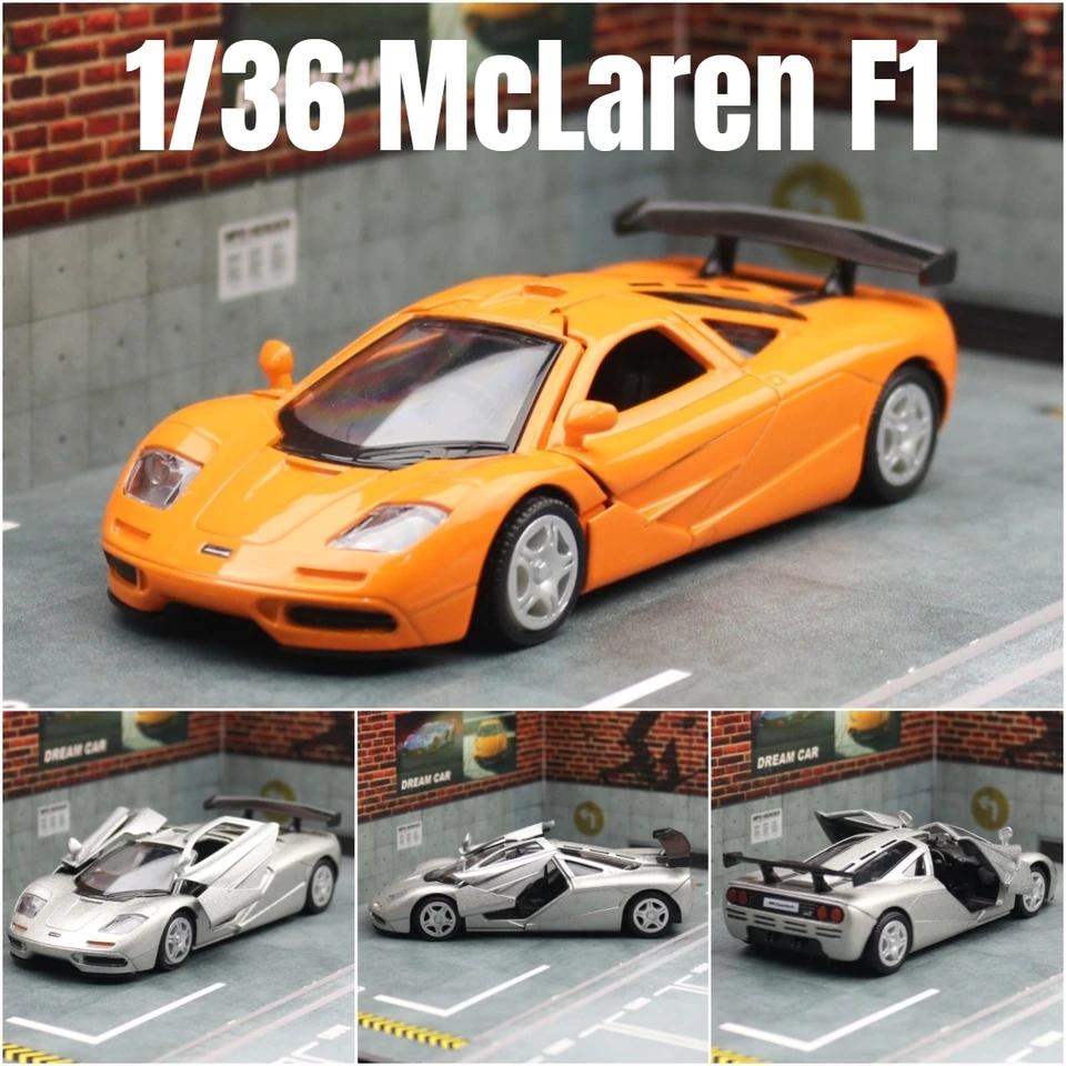 Ретро Классика 1993 McLaren F1 Supercar Match Version 5 дюймов Металлический Автомобиль Моделирование Литой И Игрушечный Автомобиль RMZ City 1:36 Подарки на День Рождения из сплава