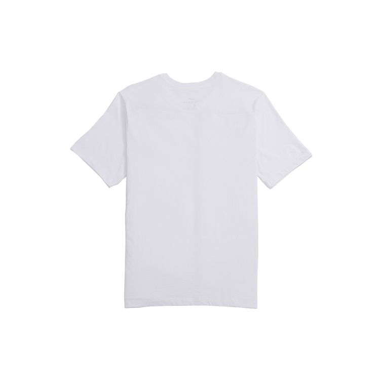 Nike Just Do It Sport Повседневная футболка с короткими рукавами и надписью Мужские топы Белые CT6301-100