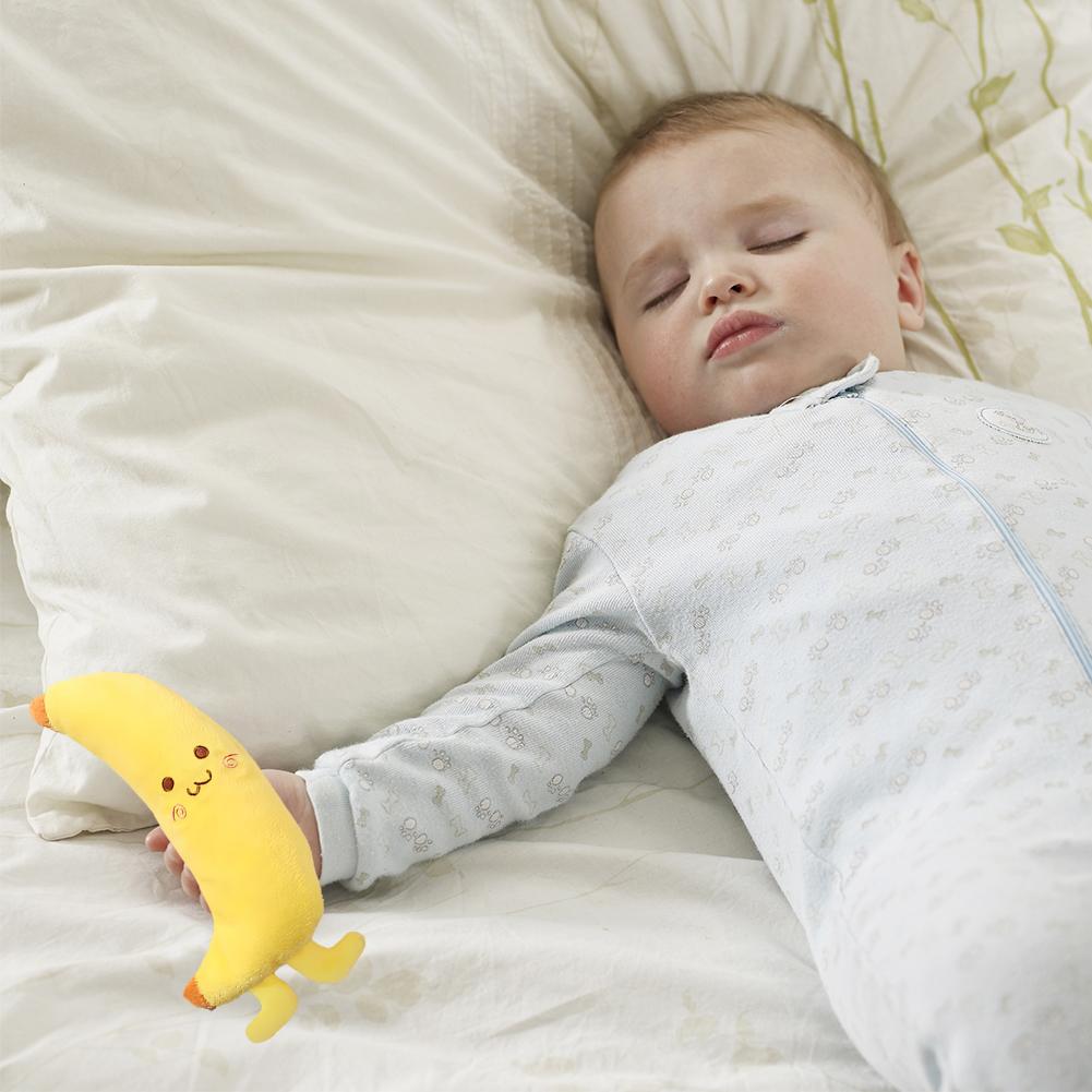 Cute Stuffed Carrot Toddler Toy Baby Anti-Startle Hand Grip Sleep Soothing Doll Comfort Cuddle Sleeping Aid for Kids
