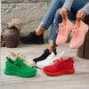 Women's Shoes Single Shoes Summer New Fashion Casual Shoes Flying Woven Mesh Shoes Breathable Solid Color Sports Shoes